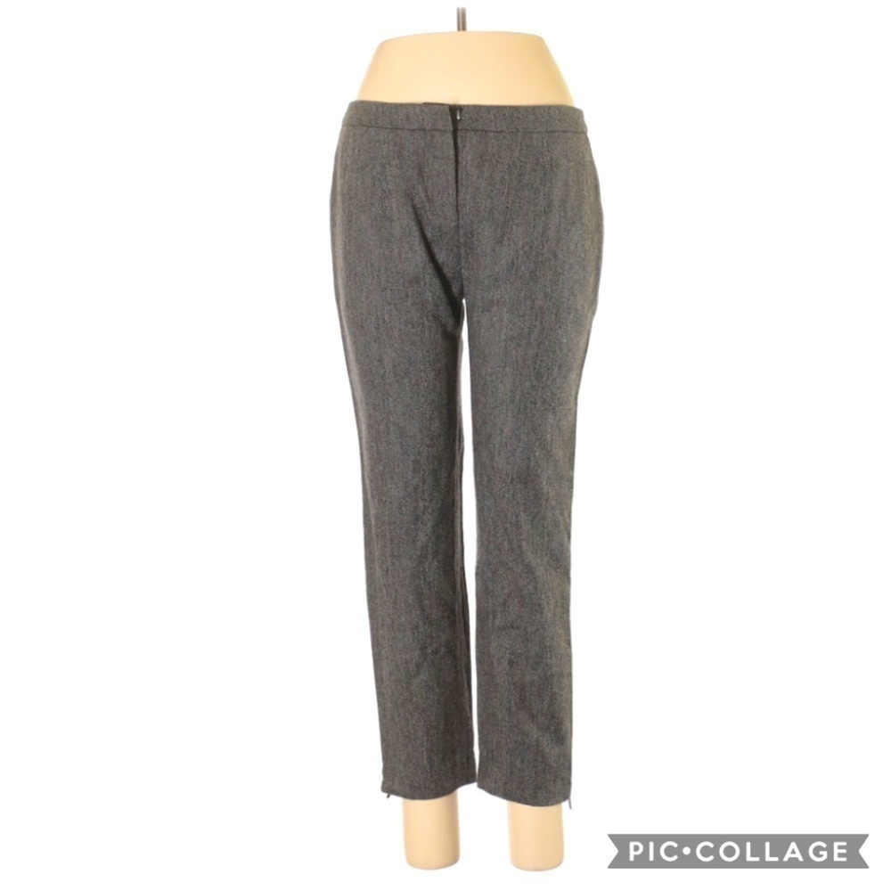 Authentic Chalayan Wool Herringbone High Rise Pant - image 1